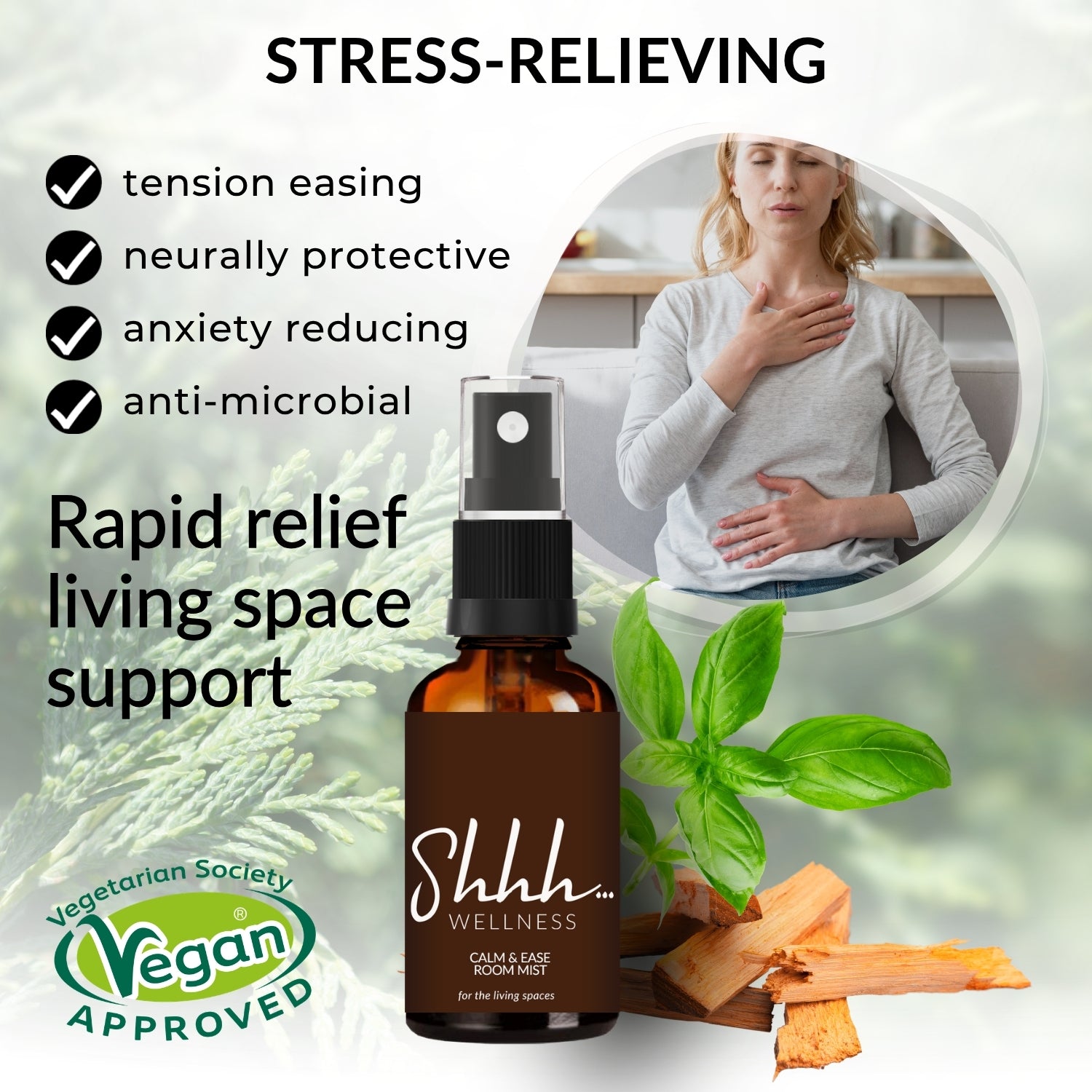 Calm & Ease Aromatherapy Mist - 30ml